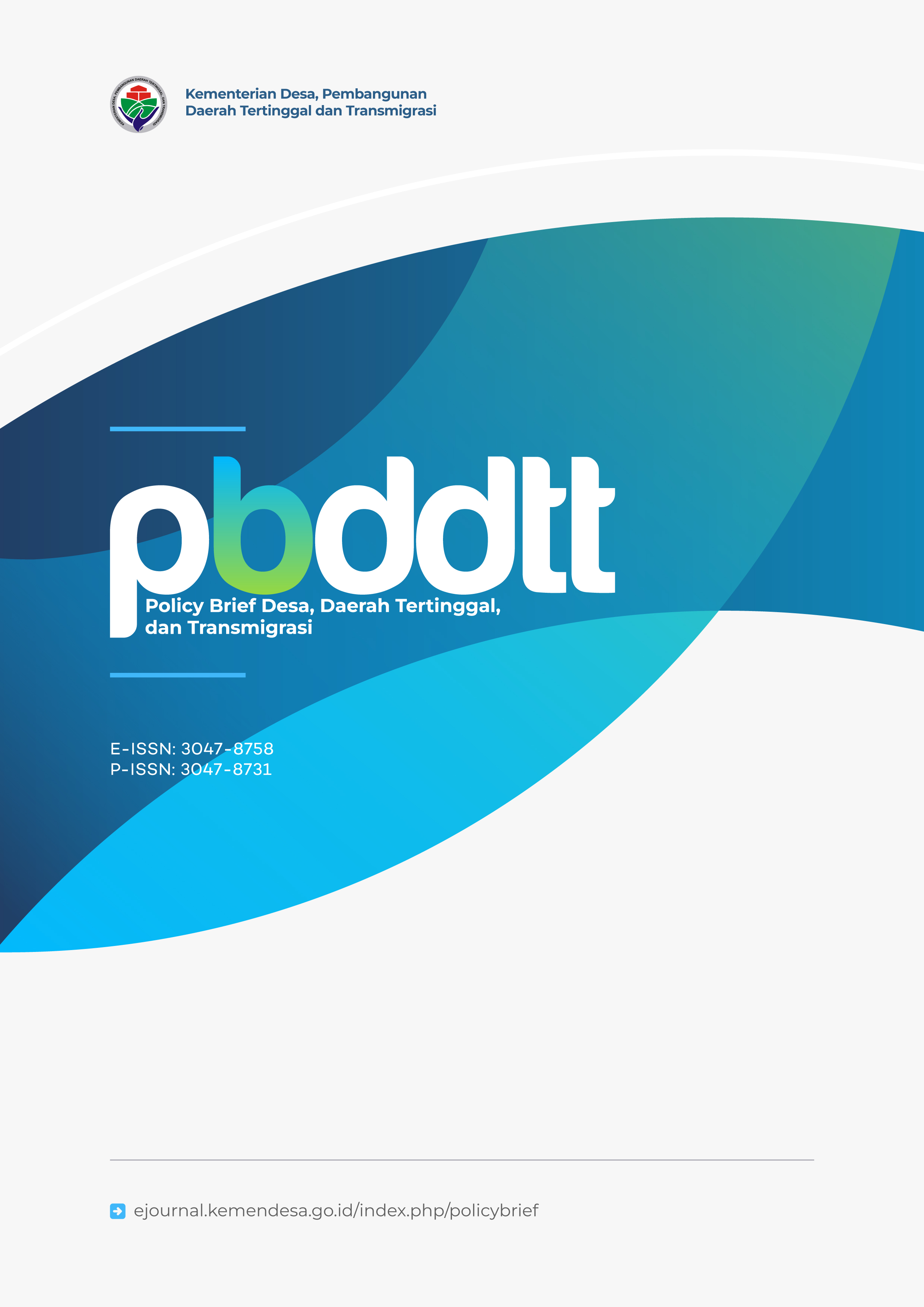 PBDDTT: Policy Brief Desa, Daerah Tertinggal, dan Transmigrasi
